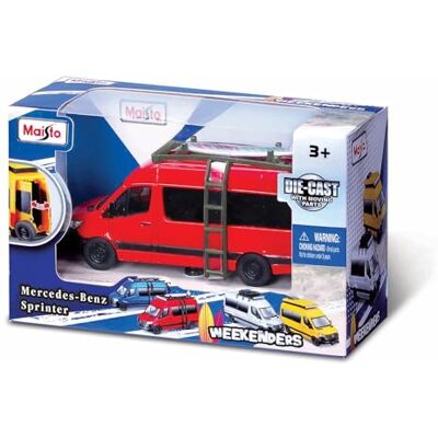 Maisto Fresh Metal Mercedes Sprinter Van Incredibly Detailed Die-Cast Replica Collectible Car Maisto Fresh Metal Mercedes Sprinter Van Incredibly Detailed Die-Cast Replica Collectible Car