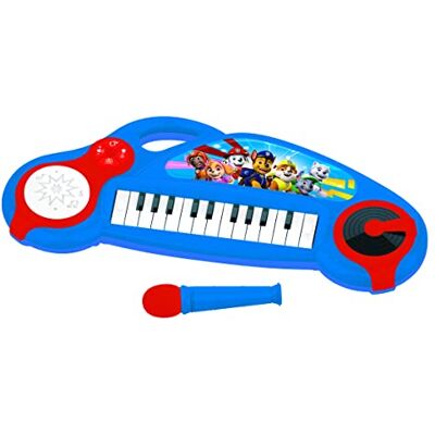 Lexibook Paw Patrol Pianoforte elettronico per Bambini con Effetti Luminosi, Microfono, Batteria, Altoparlante Incorporato, brani dimostrativi, Lettore DJ, Blu/Rosso, Lexibook Paw Patrol Pianoforte elettronico per Bambini con Effetti Luminosi, Microfono, Batteria, Altoparlante Incorporato, brani dimostrativi, Lettore DJ, Blu/Rosso,