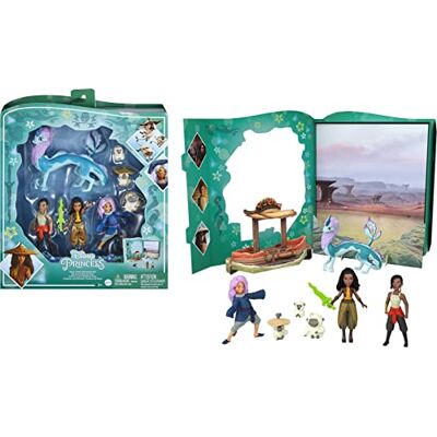 Mattel Disney Princess Raya Classic Storybook Set, con bambola Raya e look caratteristico, Sisu nella sua forma di drago e umana e la guerriera Namaari 3, Giocattolo per Bambini 3+ Anni, Mattel Disney Princess Raya Classic Storybook Set, con bambola Raya e look caratteristico, Sisu nella sua forma di drago e umana e la guerriera Namaari 3, Giocattolo per Bambini 3+ Anni,
