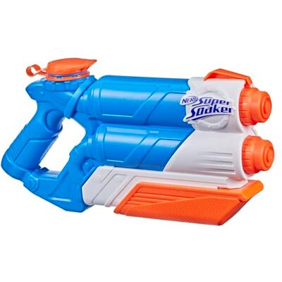 Super Soaker hasbro nerf , twin tide, blaster ad acqua con doppio flusso, per giochi e divertimento all'aperto, per bambini, ragazzi e adulti, dai 6 anni in su Super Soaker hasbro nerf , twin tide, blaster ad acqua con doppio flusso, per giochi e divertimento all'aperto, per bambini, ragazzi e adulti, dai 6 anni in su