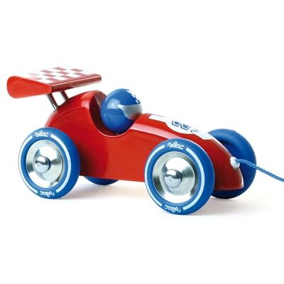 Vilac Red Pull Along Racing Car Vilac Red Pull Along Racing Car