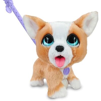 FurReal Poop-A-Lots Corgi Interactive 8-inch Walking Plush Stuffed Animal, Pooping Puppy with Leash, 14-pieces, Kids Toys for Ages 4 Up by Just Play FurReal Poop-A-Lots Corgi Interactive 8-inch Walking Plush Stuffed Animal, Pooping Puppy with Leash, 14-pieces, Kids Toys for Ages 4 Up by Just Play