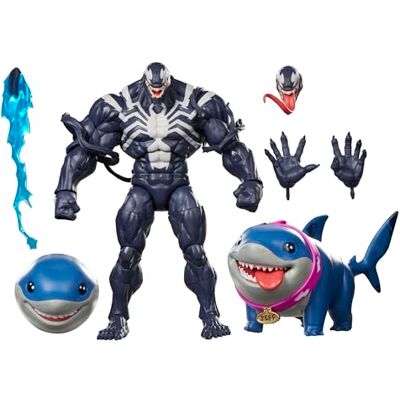 Marvel Hasbro Legends Series, Venom e Jeff The Land Shark Rivals, Action Figure collezionabili da 15 cm ispirate al Videogioco Marvel Hasbro Legends Series, Venom e Jeff The Land Shark Rivals, Action Figure collezionabili da 15 cm ispirate al Videogioco
