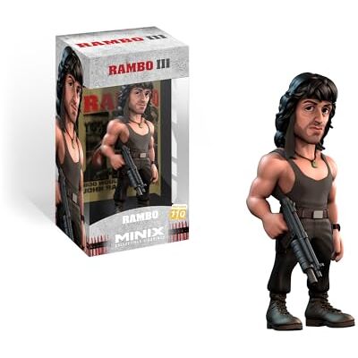 MINIX Movies #110 Rambo Rambo III con maglietta Statuetta da collezione 12 cm MINIX Movies #110 Rambo Rambo III con maglietta Statuetta da collezione 12 cm