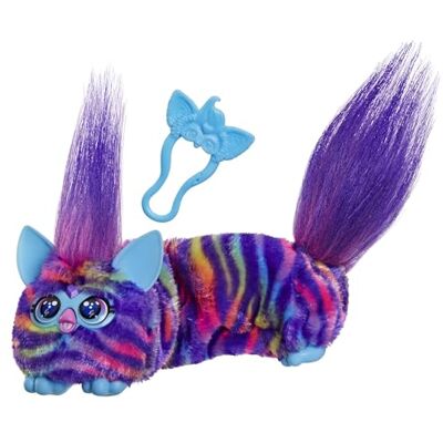 Furby DJ Furblets, Razz-Ma-Tazz, Peluche elettronico in Miniatura Elastico con Effetti sonori e Musicali Divertenti, Parla Il Furbish, Strisce Arcobaleno Furby DJ Furblets, Razz-Ma-Tazz, Peluche elettronico in Miniatura Elastico con Effetti sonori e Musicali Divertenti, Parla Il Furbish, Strisce Arcobaleno