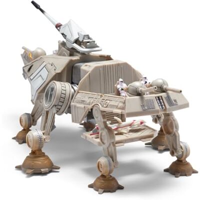 Jazwares Star Wars™ Micro Galaxy Squadron AT-TE Veicolo a sei zampe da 9" con Speeder da 6,3 cm e cinque accessori per micro figure da 1 Jazwares Star Wars™ Micro Galaxy Squadron AT-TE Veicolo a sei zampe da 9" con Speeder da 6,3 cm e cinque accessori per micro figure da 1