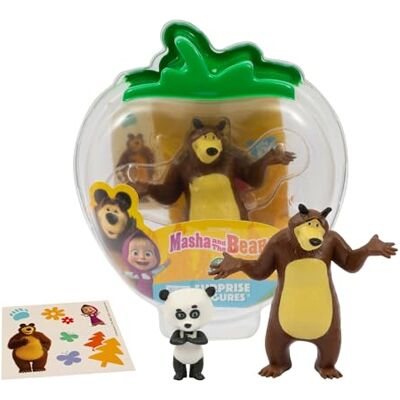 Giochi Preziosi Masha E Orso Confezione A Forma Di Fragola Trasparente Con Personaggio Maiale, Adesivi E Bustina Contenente Lepre, Per Bambini A Partire Dai 3 Anni Giochi Preziosi Masha E Orso Confezione A Forma Di Fragola Trasparente Con Personaggio Maiale, Adesivi E Bustina Contenente Lepre, Per Bambini A Partire Dai 3 Anni
