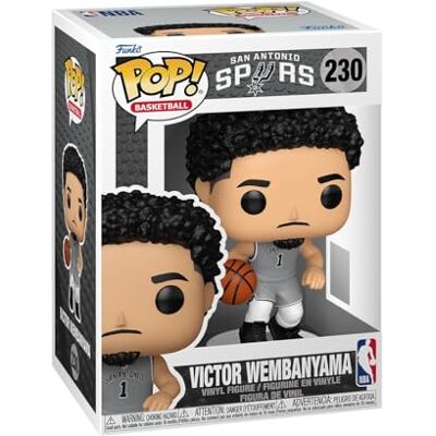 Funko POP! NBA: San Antionia Spurs Victor Wembanyama Statement Edition Figura in vinile da collezione Idea regalo Prodotto ufficiale Giocattoli per bambini e adulti Funko POP! NBA: San Antionia Spurs Victor Wembanyama Statement Edition Figura in vinile da collezione Idea regalo Prodotto ufficiale Giocattoli per bambini e adulti