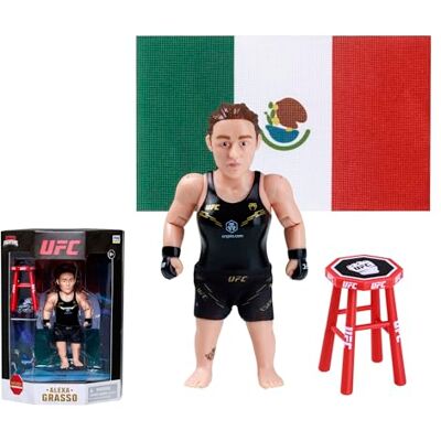 Bizak UFC Leggende Figura Articolata di Alexa Grasso 11,5 cm con Accessori, Collezione Ufficiale MMA, +8 anni () Bizak UFC Leggende Figura Articolata di Alexa Grasso 11,5 cm con Accessori, Collezione Ufficiale MMA, +8 anni ()