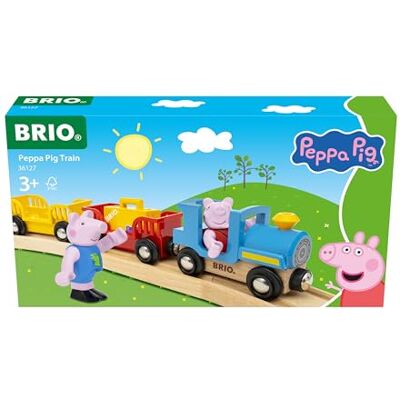 Brio Treno Peppa Pig Ferrovia Giocattolo per Bambini Popolare Serie Peppa Pig dai 3 Anni 36127 Brio Treno Peppa Pig Ferrovia Giocattolo per Bambini Popolare Serie Peppa Pig dai 3 Anni 36127
