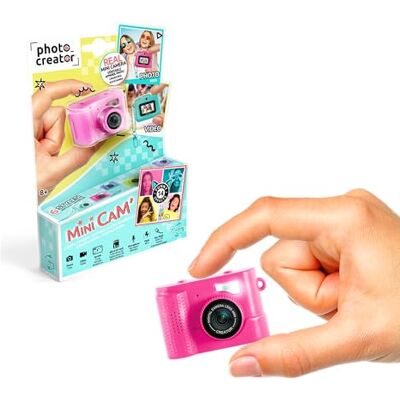 Rocco Giocattoli Mini Cam Compact con Portachiavi e Scheda SD 1 GB Rocco Giocattoli Mini Cam Compact con Portachiavi e Scheda SD 1 GB