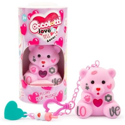 Coccolotti Love&Tell 4ever Orsetto Rosa, Con Funzione Registrazione e Portachiavi Charm, Animali Interattivi Giocattolo,Per Bambini 4 Anni +, Giochi Preziosi Coccolotti Love&Tell 4ever Orsetto Rosa, Con Funzione Registrazione e Portachiavi Charm, Animali Interattivi Giocattolo,Per Bambini 4 Anni +, Giochi Preziosi