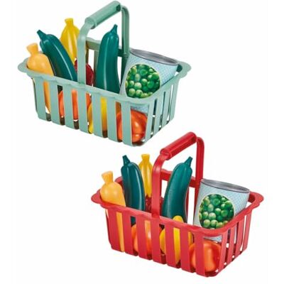 Ecoiffier Cesto Gratuito per Bambini, 21,5 cm – Frutta Verdura e Accessori Inclusi – Gioco d'imitazione – da 18 Mesi – Giocattolo per Bambini – – Garanzia France Origine Ecoiffier Cesto Gratuito per Bambini, 21,5 cm – Frutta Verdura e Accessori Inclusi – Gioco d'imitazione – da 18 Mesi – Giocattolo per Bambini – – Garanzia France Origine