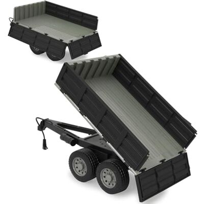 JAMARA ribaltabile nero per trattore RC 1:16 Accessori agricoli, allegato, plug RC, idea regalo per bambini, piano di carico Manuel su/giù, plastica robusta JAMARA ribaltabile nero per trattore RC 1:16 Accessori agricoli, allegato, plug RC, idea regalo per bambini, piano di carico Manuel su/giù, plastica robusta