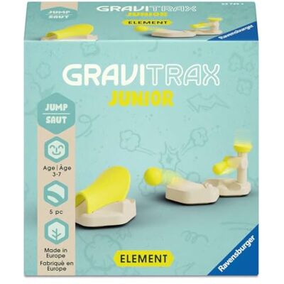 Ravensburger GraviTrax Junior Element Jump, pista in marmo per bambini dai 3 anni in su Ravensburger GraviTrax Junior Element Jump, pista in marmo per bambini dai 3 anni in su