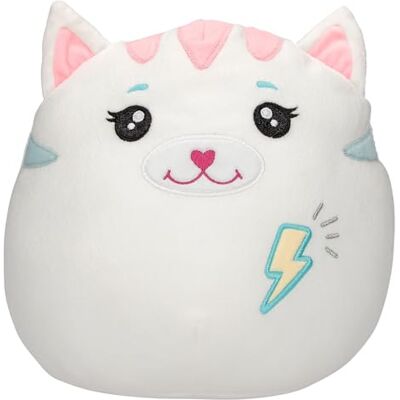 Depesche Ylvi Swoppies Gatto di Peluche Bianco con Effetto Luminoso, Fulmine e Orecchie a Punta, Alto Circa 20 cm Depesche Ylvi Swoppies Gatto di Peluche Bianco con Effetto Luminoso, Fulmine e Orecchie a Punta, Alto Circa 20 cm