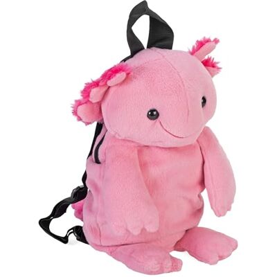 WILD REPUBLIC Backpack Axolotl, Peluche, 36 cm, Giocattolo di Peluche, Imbottitura in Bottiglie d’Acqua Riciclate Filate WILD REPUBLIC Backpack Axolotl, Peluche, 36 cm, Giocattolo di Peluche, Imbottitura in Bottiglie d’Acqua Riciclate Filate
