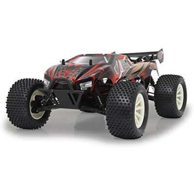 JAMARA Brecter Truggy 4WD 1:10 Lipo 2,4GHz con LED Multigiocatore, Elettronica resistente agli schizzi d´acqua, Doppia protezione antiurto JAMARA Brecter Truggy 4WD 1:10 Lipo 2,4GHz con LED Multigiocatore, Elettronica resistente agli schizzi d´acqua, Doppia protezione antiurto