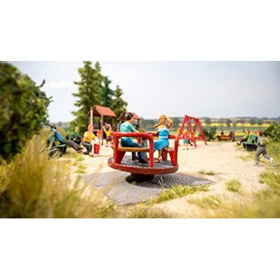 NOCH ® Micro-Motion Giostra per Bambini, Perfetto per parchi Giochi per Bambini, 5 x 5 x 5,4 cm, colorato a Mano e Micro Movimento per corsia H0 NOCH ® Micro-Motion Giostra per Bambini, Perfetto per parchi Giochi per Bambini, 5 x 5 x 5,4 cm, colorato a Mano e Micro Movimento per corsia H0