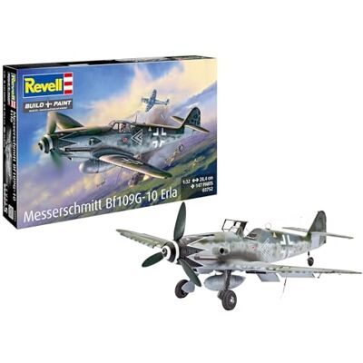 Revell Messerschmitt Bf109G-10 Erla scala 1:32 Kit modello in plastica non costruita/non verniciata Revell Messerschmitt Bf109G-10 Erla scala 1:32 Kit modello in plastica non costruita/non verniciata