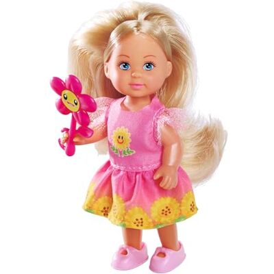 Simba Evi Love Flowers, 2 scomparti assortiti, viene fornito solo un articolo, bambola in un grazioso abito floreale con fiore, bambola da gioco da 12 cm, dai 3 anni in su Simba Evi Love Flowers, 2 scomparti assortiti, viene fornito solo un articolo, bambola in un grazioso abito floreale con fiore, bambola da gioco da 12 cm, dai 3 anni in su