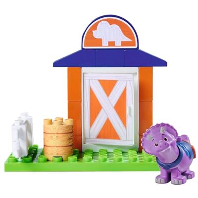 BIG -Bloxx Dino Ranch Stalla con Dino Tango Blocchi da costruzione (16 pezzi) per piccola casa Dino con figura di dinosauro, pietre da gioco per bambini dai 18 mesi ai 5 anni BIG -Bloxx Dino Ranch Stalla con Dino Tango Blocchi da costruzione (16 pezzi) per piccola casa Dino con figura di dinosauro, pietre da gioco per bambini dai 18 mesi ai 5 anni