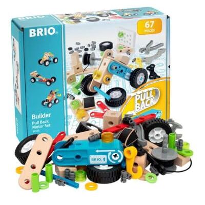 Brio Set di Costruzioni con Motore a Trazione, Builder, 67 Pezzi, Giochi per Bambini, Età Raccomandata 3+ Brio Set di Costruzioni con Motore a Trazione, Builder, 67 Pezzi, Giochi per Bambini, Età Raccomandata 3+
