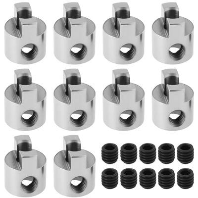 OTOTEC 10pcs RC Barca In Acciaio Inox Drive Cani Elica Adattatore Set per RC Boat Albero, 5mm OTOTEC 10pcs RC Barca In Acciaio Inox Drive Cani Elica Adattatore Set per RC Boat Albero, 5mm
