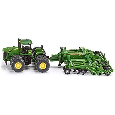 Siku , Trattore John Deere 9630 con aratro stoppiatore Amazone Centaur, 1:87, Metallo e Plastica, Verde, Aratro richiudibile Siku , Trattore John Deere 9630 con aratro stoppiatore Amazone Centaur, 1:87, Metallo e Plastica, Verde, Aratro richiudibile