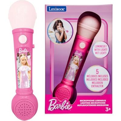 Lexibook , Mattel Barbie Microfono Luminoso per Bambini, Gioco Musicale, Altoparlante Incorporato, Effetti Luminosi, Melodie dimostrative Incluse, Rosa, Lexibook , Mattel Barbie Microfono Luminoso per Bambini, Gioco Musicale, Altoparlante Incorporato, Effetti Luminosi, Melodie dimostrative Incluse, Rosa,