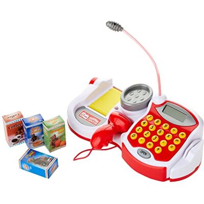 Theo Klein Registratore Di Cassa Supermercato Con Accessori Theo Klein Registratore Di Cassa Supermercato Con Accessori