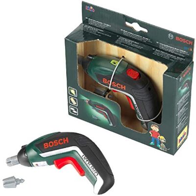 Theo Klein Avvitatore a batteria Bosch Ixolino, con funzione luminosa e sonora, Attacchi intercambiabili, 12,5 cm x 4 cm 9 cm, Giocattolo per bambini a partire dai 3 anni di età Theo Klein Avvitatore a batteria Bosch Ixolino, con funzione luminosa e sonora, Attacchi intercambiabili, 12,5 cm x 4 cm 9 cm, Giocattolo per bambini a partire dai 3 anni di età