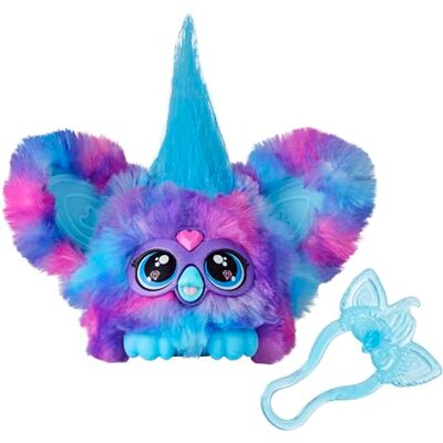 Furby Hasbro Furblets Luv-Lee Peluche Elettronico in Miniatura, Giocattolo di Peluche per Bambini e Bambine dai 6 Anni in Su, con Clip Portachiavi Furby Hasbro Furblets Luv-Lee Peluche Elettronico in Miniatura, Giocattolo di Peluche per Bambini e Bambine dai 6 Anni in Su, con Clip Portachiavi