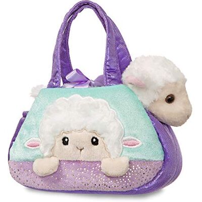 Aurora Fancy Pal Agnello Peek-a-Boo 8In Bianco Aurora Fancy Pal Agnello Peek-a-Boo 8In Bianco