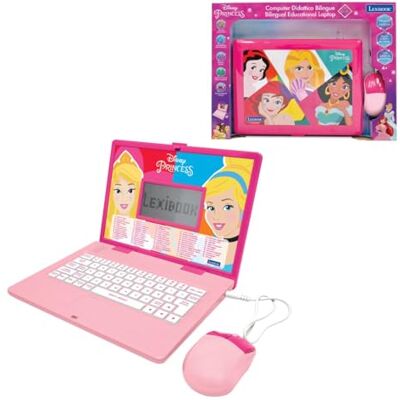 Lexibook , Disney Princess, Laptop Educativo Bilingue con 164 attività (Inglese/Italiano) Lexibook , Disney Princess, Laptop Educativo Bilingue con 164 attività (Inglese/Italiano)