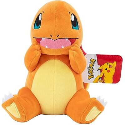 Pokémon Charmander 20,3 cm in peluche ultra morbido di qualità ufficiale, perfetto per giocare e visualizzare Pokémon Charmander 20,3 cm in peluche ultra morbido di qualità ufficiale, perfetto per giocare e visualizzare