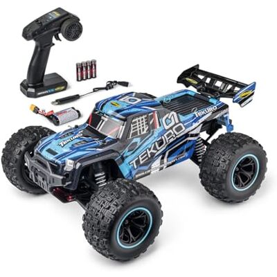 Carson 1:10 XS Tekuro 100% RTR grigio/blu – auto radiocomandata, RC buggy, incluse batterie e radiocomando, buggy off-road, 40 km/h, RC per esterni Carson 1:10 XS Tekuro 100% RTR grigio/blu – auto radiocomandata, RC buggy, incluse batterie e radiocomando, buggy off-road, 40 km/h, RC per esterni