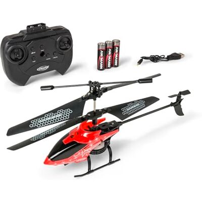 Carson Starter Tyrann 230 IR 2CH 100% RTF rosso Elicottero, elicottero, per principianti, elicottero RC, giocattolo radiocomandato Carson Starter Tyrann 230 IR 2CH 100% RTF rosso Elicottero, elicottero, per principianti, elicottero RC, giocattolo radiocomandato