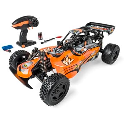 Carson 1:10 Cage Fighter 2.4GHz 100% RTR arancione – Auto RC, veicolo radiocomandato, auto telecomandata, set completo al 100%, giocattolo per bambini, 20 km/h Carson 1:10 Cage Fighter 2.4GHz 100% RTR arancione – Auto RC, veicolo radiocomandato, auto telecomandata, set completo al 100%, giocattolo per bambini, 20 km/h