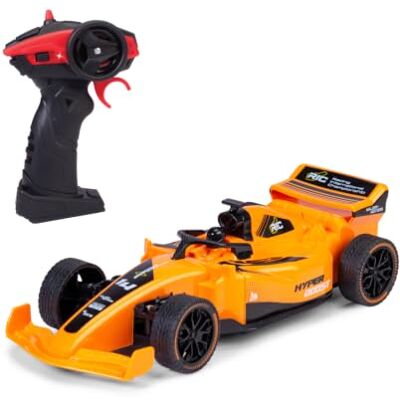 Dickie Toys RC Speed Racer Auto da corsa telecomandata, 18 cm, arancione Dickie Toys RC Speed Racer Auto da corsa telecomandata, 18 cm, arancione