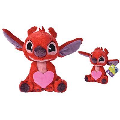 Simba Disney Lilo & Stitch Leroy con cuore 25 cm, Peluche, a partire da 0 anni Simba Disney Lilo & Stitch Leroy con cuore 25 cm, Peluche, a partire da 0 anni