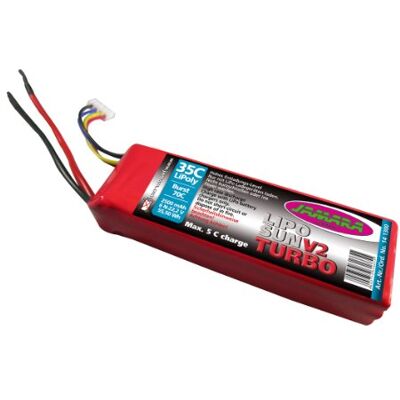JAMARA Batteria LiPo Sun V2 Turbo,22,2 V, 2500 mAh JAMARA Batteria LiPo Sun V2 Turbo,22,2 V, 2500 mAh