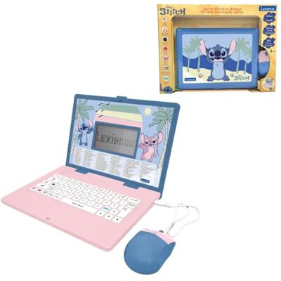 Lexibook , Disney Stitch, Laptop Educativo Bilingue, Italiano e Inglese, 164 Attività, Matematica, Giochi di Logica, Modalità Musica, Grande Schermo LCD, Rosa/Blu, Lexibook , Disney Stitch, Laptop Educativo Bilingue, Italiano e Inglese, 164 Attività, Matematica, Giochi di Logica, Modalità Musica, Grande Schermo LCD, Rosa/Blu,