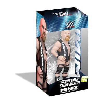 MINIX Sports #108 WWE Stone Cold Steve Austin Statuetta da collezione 12 cm MINIX Sports #108 WWE Stone Cold Steve Austin Statuetta da collezione 12 cm