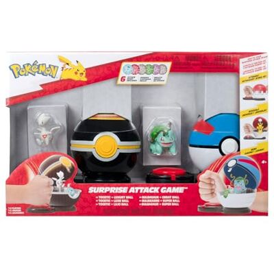 Pokémon Game Surprise Attack Game Togetic with Stand & Bulbasaur #4 with Luxury Ball & Great Ball – Fairy, Flying, Poison, Grass Disks – W4 Pokémon Game Surprise Attack Game Togetic with Stand & Bulbasaur #4 with Luxury Ball & Great Ball – Fairy, Flying, Poison, Grass Disks – W4