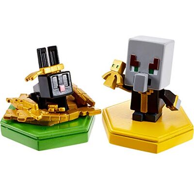 Mattel Minecraft- Earth Boost Confezione con 2 Mini Personaggi con Chip NFC, Giocattolo per Bambini 6+ Anni, Mattel Minecraft- Earth Boost Confezione con 2 Mini Personaggi con Chip NFC, Giocattolo per Bambini 6+ Anni,