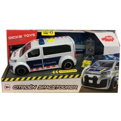 Dickie Toys Furgone Mossos d'Esquadra con Radar, 15 cm, luce e suono, per bambini a partire dai 3 anni () Dickie Toys Furgone Mossos d'Esquadra con Radar, 15 cm, luce e suono, per bambini a partire dai 3 anni ()
