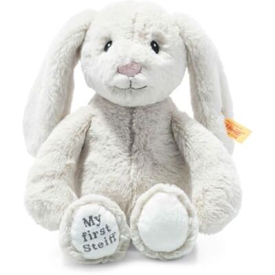Steiff Soft Cuddly Friends My First Hoppie Coniglietto – 26 cm – Peluche per Neonati – Crema, Bianco, 151 g, 1 Pezzo (Confezione da 1) Steiff Soft Cuddly Friends My First Hoppie Coniglietto – 26 cm – Peluche per Neonati – Crema, Bianco, 151 g, 1 Pezzo (Confezione da 1)