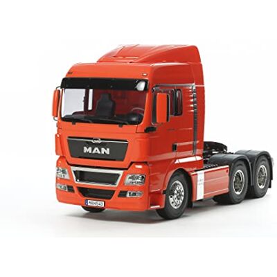 Tamiya 1:14 RC Truck Man TGX 26.540 XLX 6x4 3 Asse, Rosso Tamiya 1:14 RC Truck Man TGX 26.540 XLX 6x4 3 Asse, Rosso