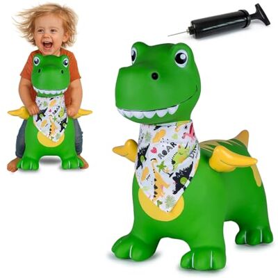 JAMARA Dino con ali HoppyDoo – Giocattoli per bambini, giocattoli per interni ed esterni, regalo per bambini, giocattoli da giardino, facile da pulire, senza BPA, con pompa JAMARA Dino con ali HoppyDoo – Giocattoli per bambini, giocattoli per interni ed esterni, regalo per bambini, giocattoli da giardino, facile da pulire, senza BPA, con pompa